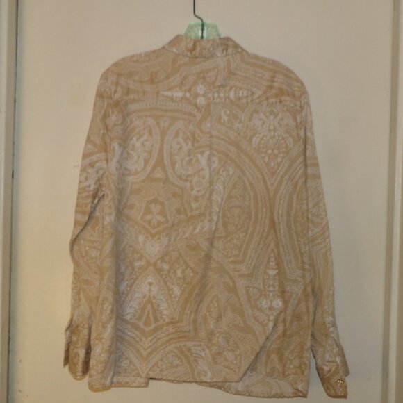 Jaclyn Smith Button Down Roll Tab Shirt Sz XL - Picture 7 of 7